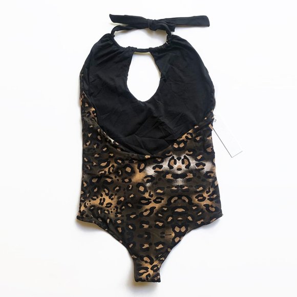 Elizabeth Jane Kargo Leopard reversible black Sm - Picture 3 of 3